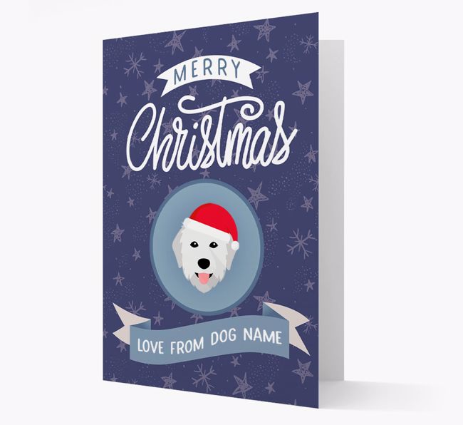 Merry Christmas: Personalized {breedFullName} Christmas Card